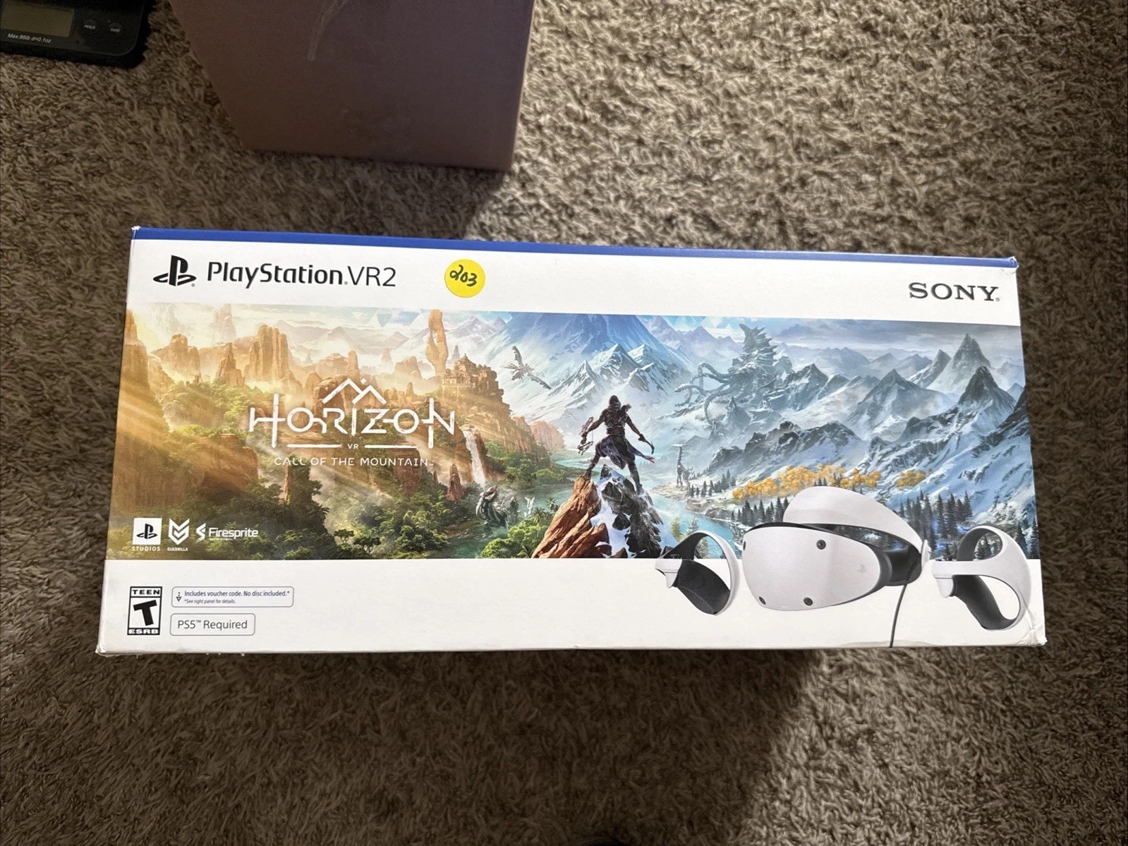 PlayStation VR2 Horizon Call of The Mountain Bundle (PSVR2) W/Game download
