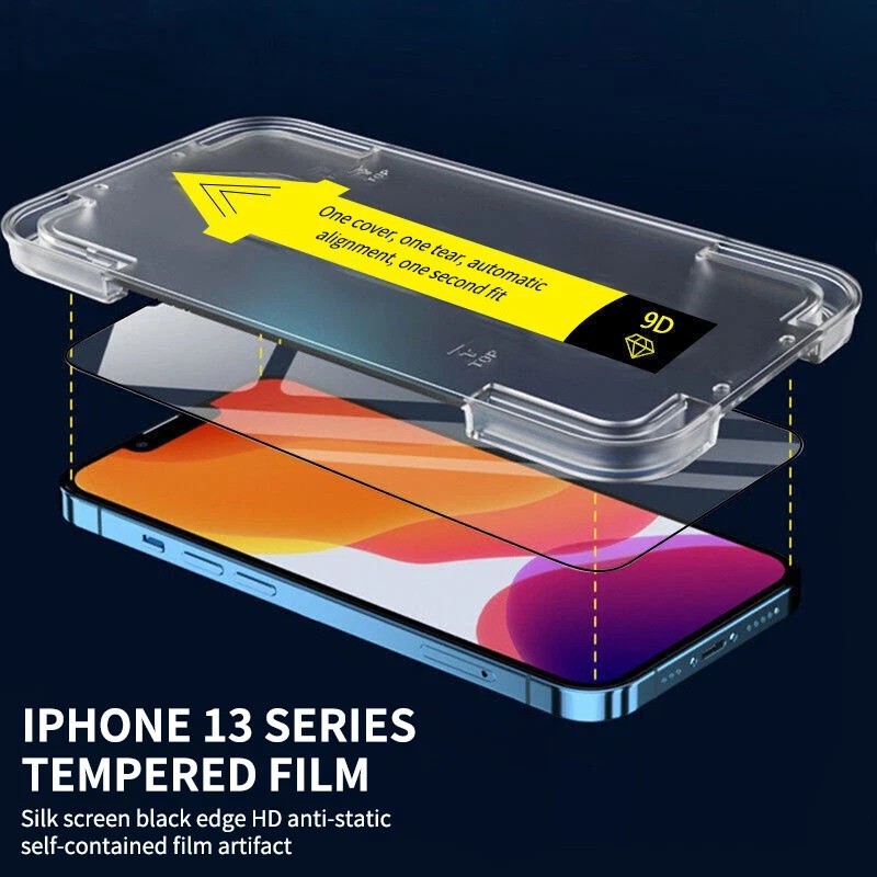 Privacy Screen Protector For iPhone 13 14 15 16e 17 Pro Max Air Edge Full Cover
