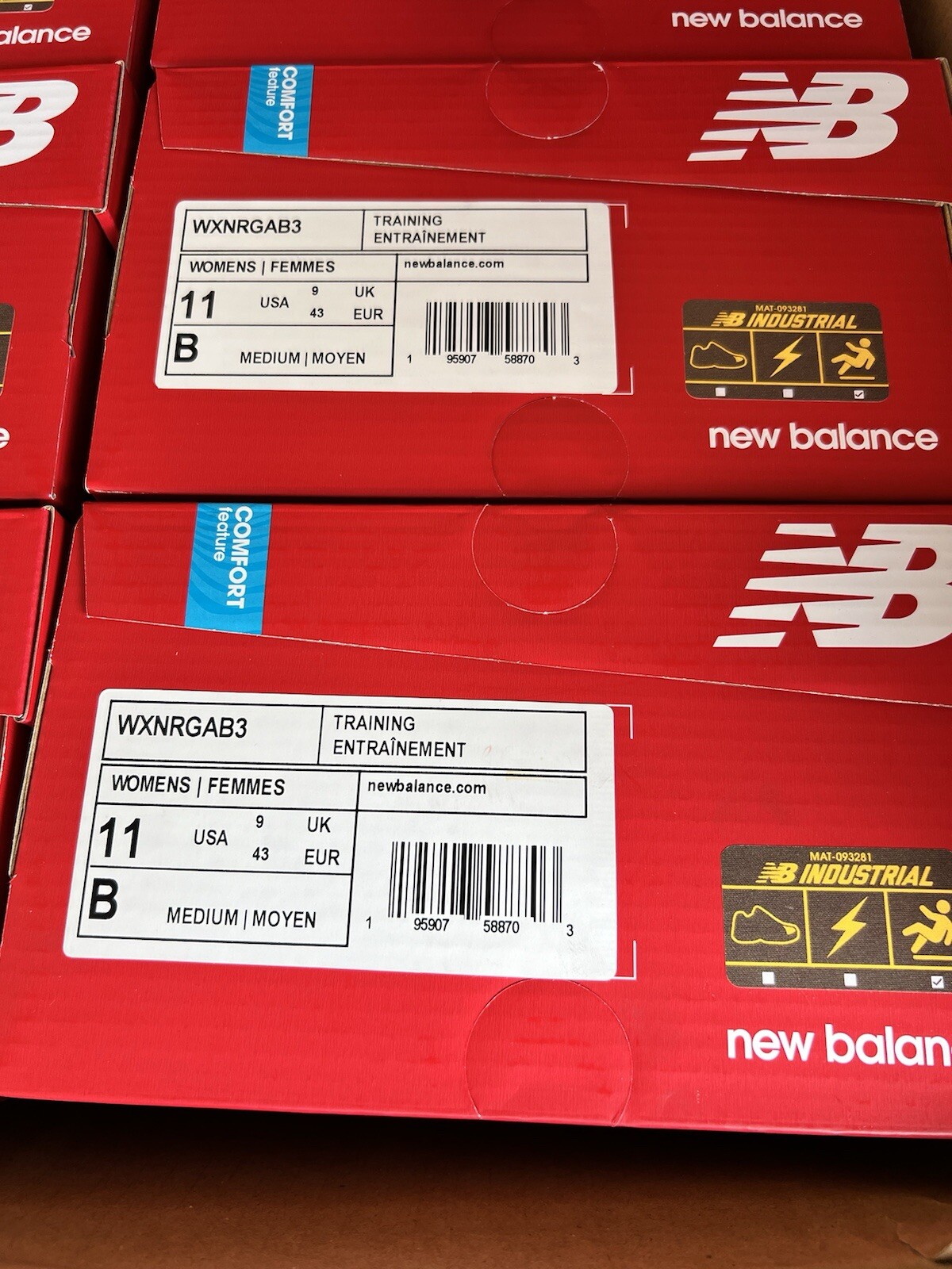 New Balance Unisex Work Shoes Dyna Soft Nergize V3 Black B Width Slip Resistant
