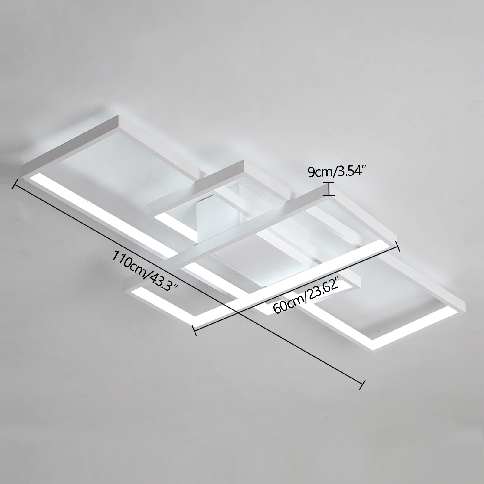 Modern LED Ceiling Light Flush Mount Kitchen Bedroom Down Lighting Fixture Lamp