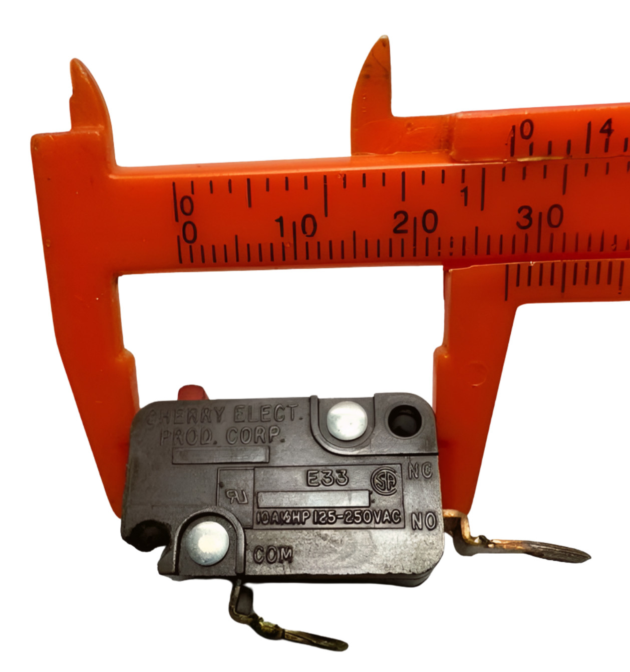 Cherry E33 Snap Action Switch, 10A, 1/2HP, 125-250VAC **Chipped**