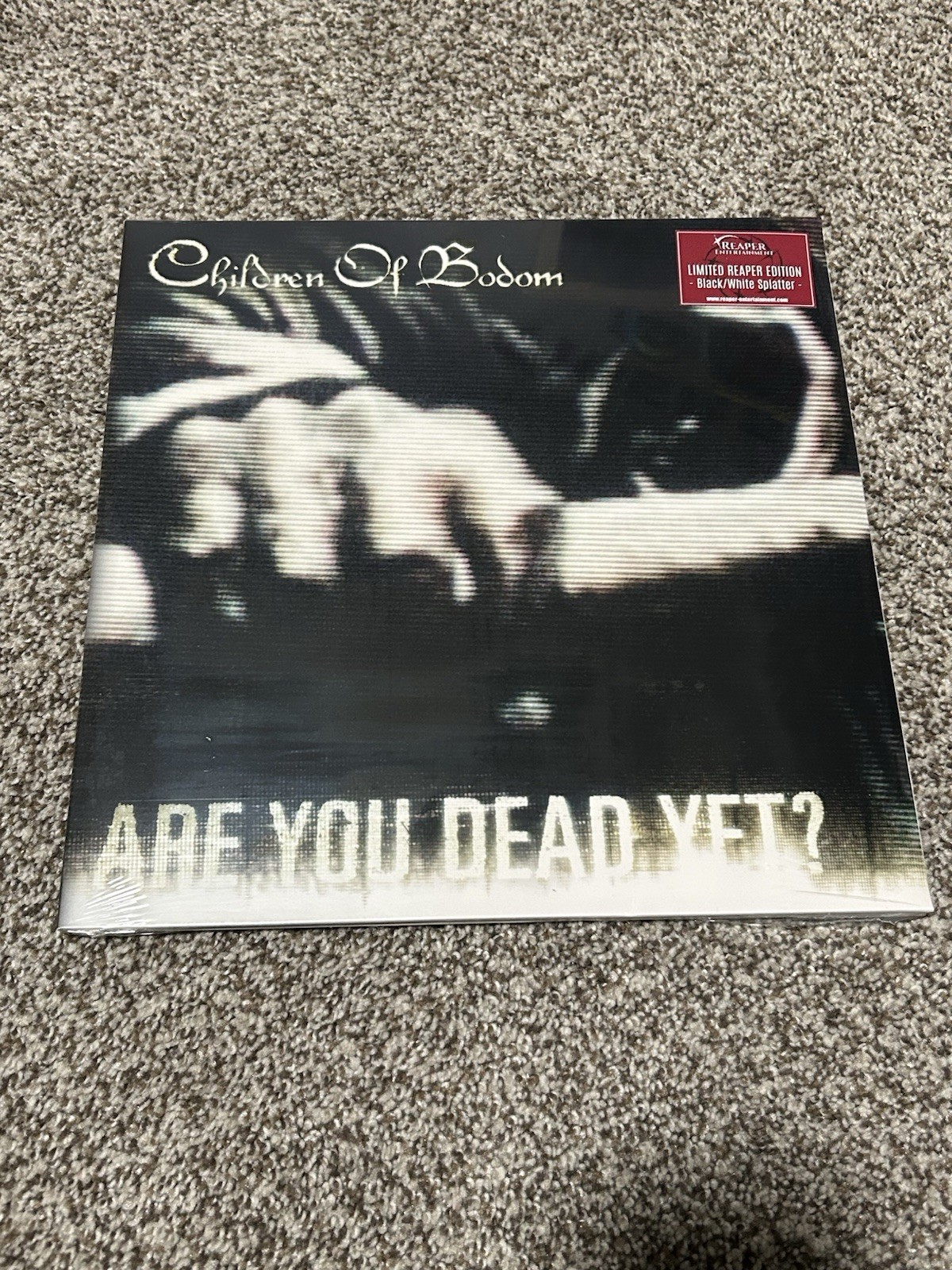 Children Of Bodom Are You Dead Yet Limited 250 White/Black Splatter Vinyl Sealed
