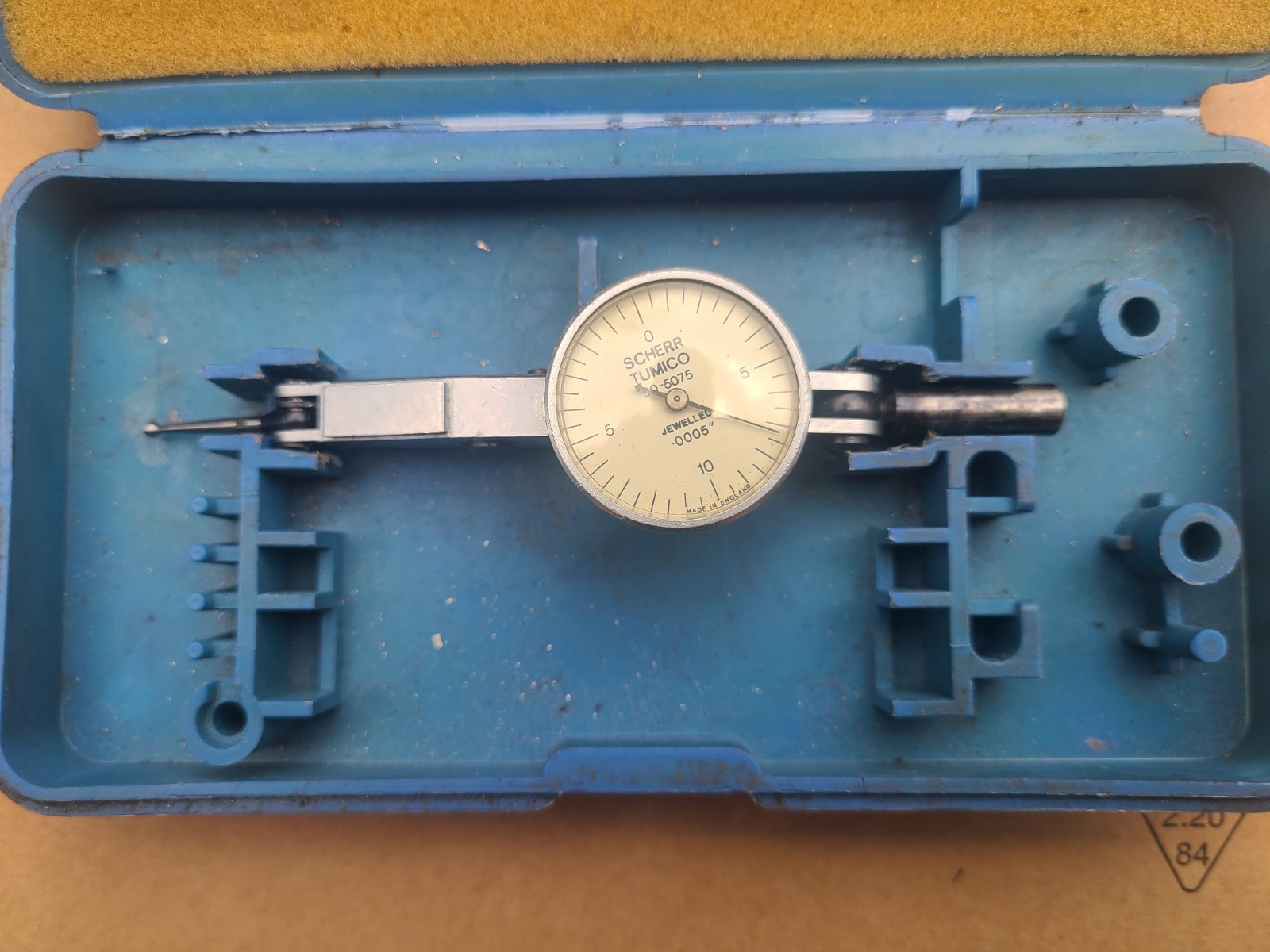 Scherr Tumico 50-5075 Dial Indicator .0005” Increments