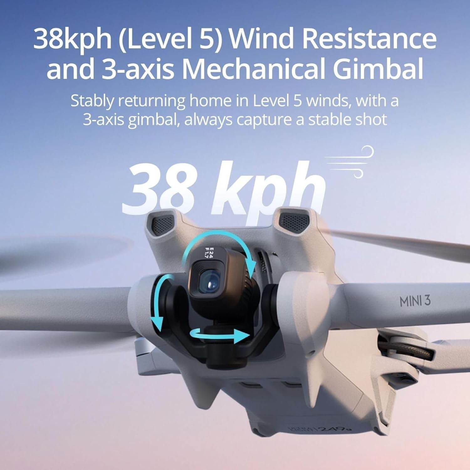 DJI Mini 3 (DJI RC),Lightweight 3xMechanical Gimbal Camera Drones 4K,GPS Return