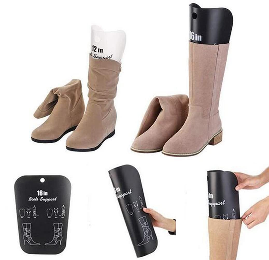 18-Inch Boot Shaper Inserts - Breathable Tall Boot Support, 2 Pairs