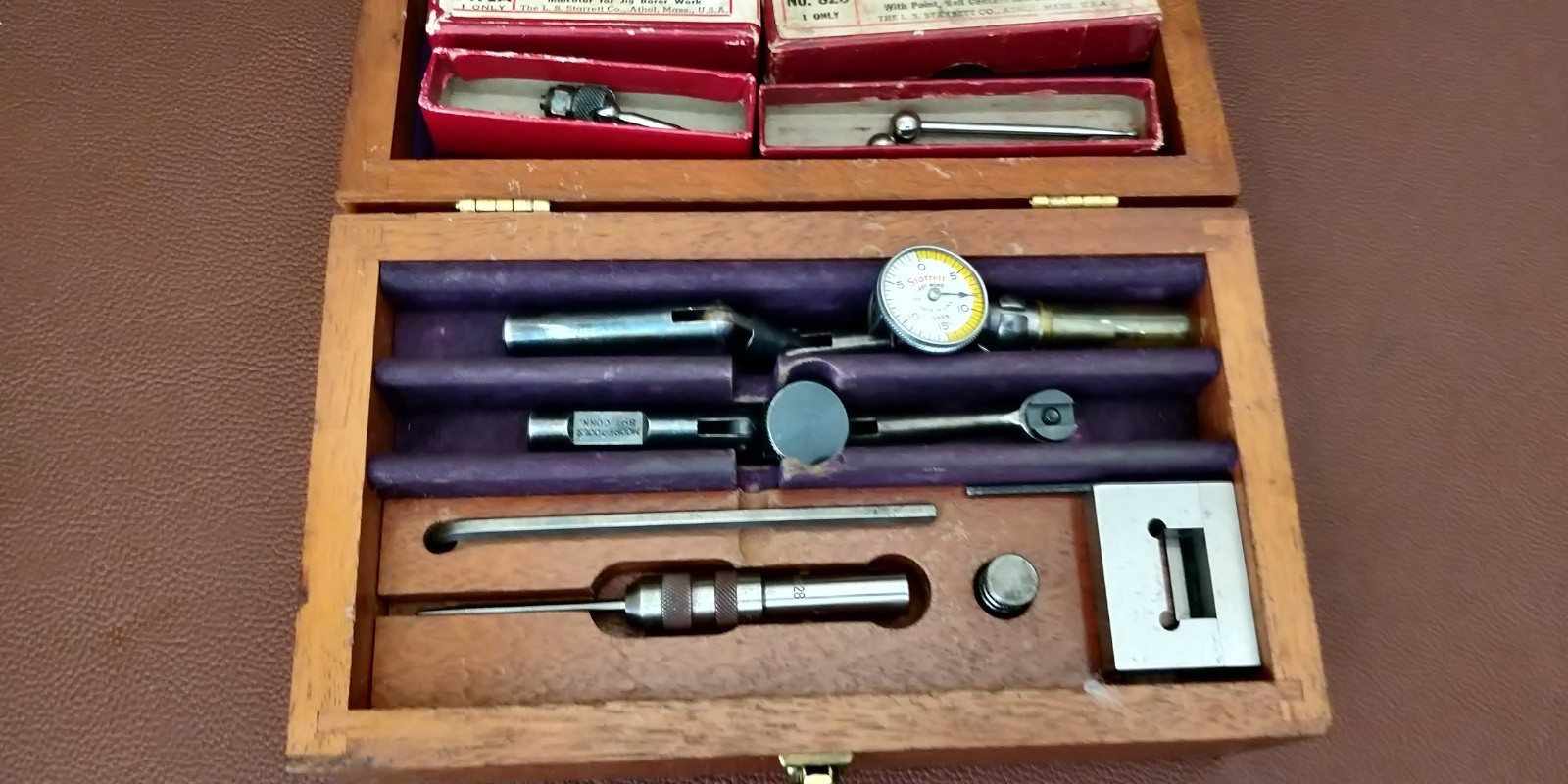 Moore Tools INDICATOR FULL SET IN MINT CONDITION jig borer gooseneck