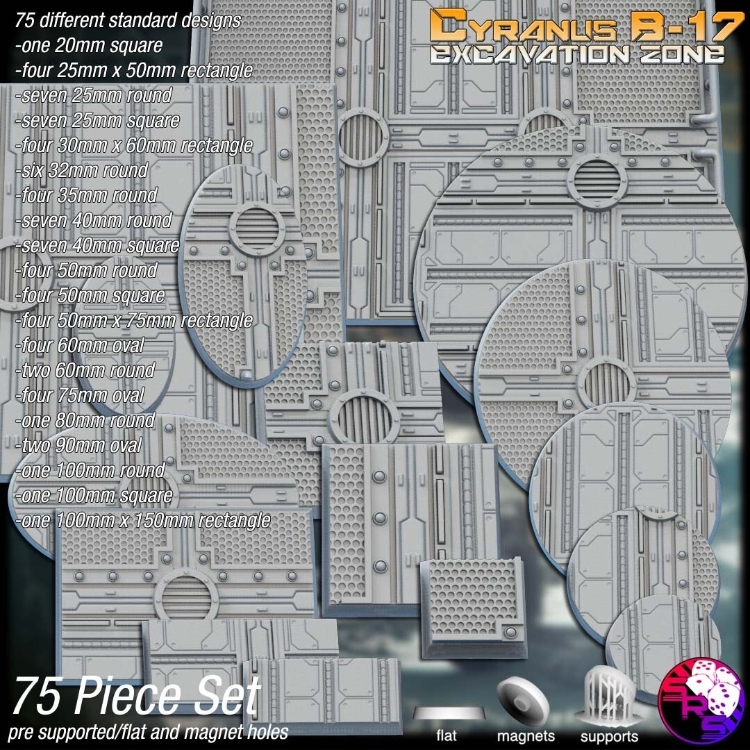 Tech bases Legion Terrain Scenery Tabletop Miniatures 28mm