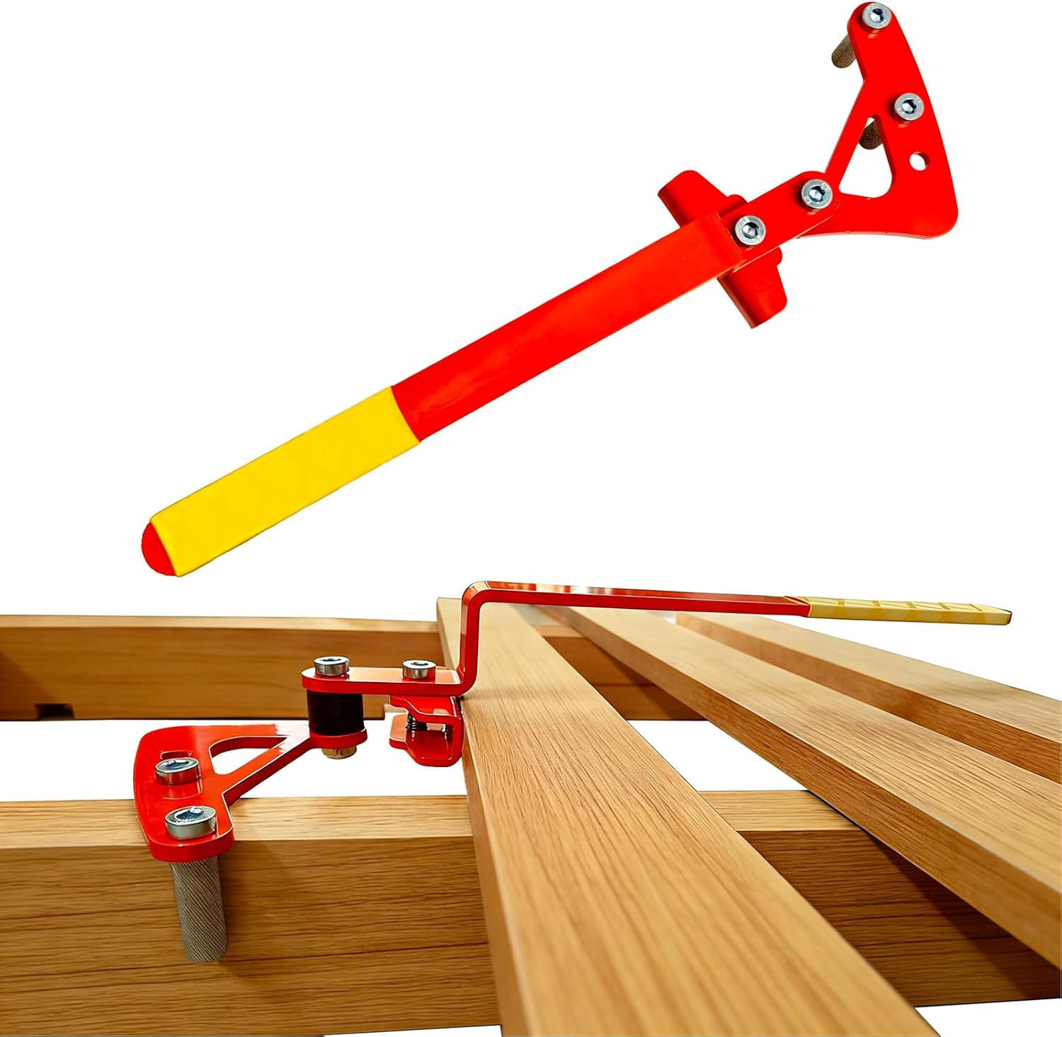 Deck Board Straightening & Removal Tool, Steel Decking Board Bender Tool to Stra