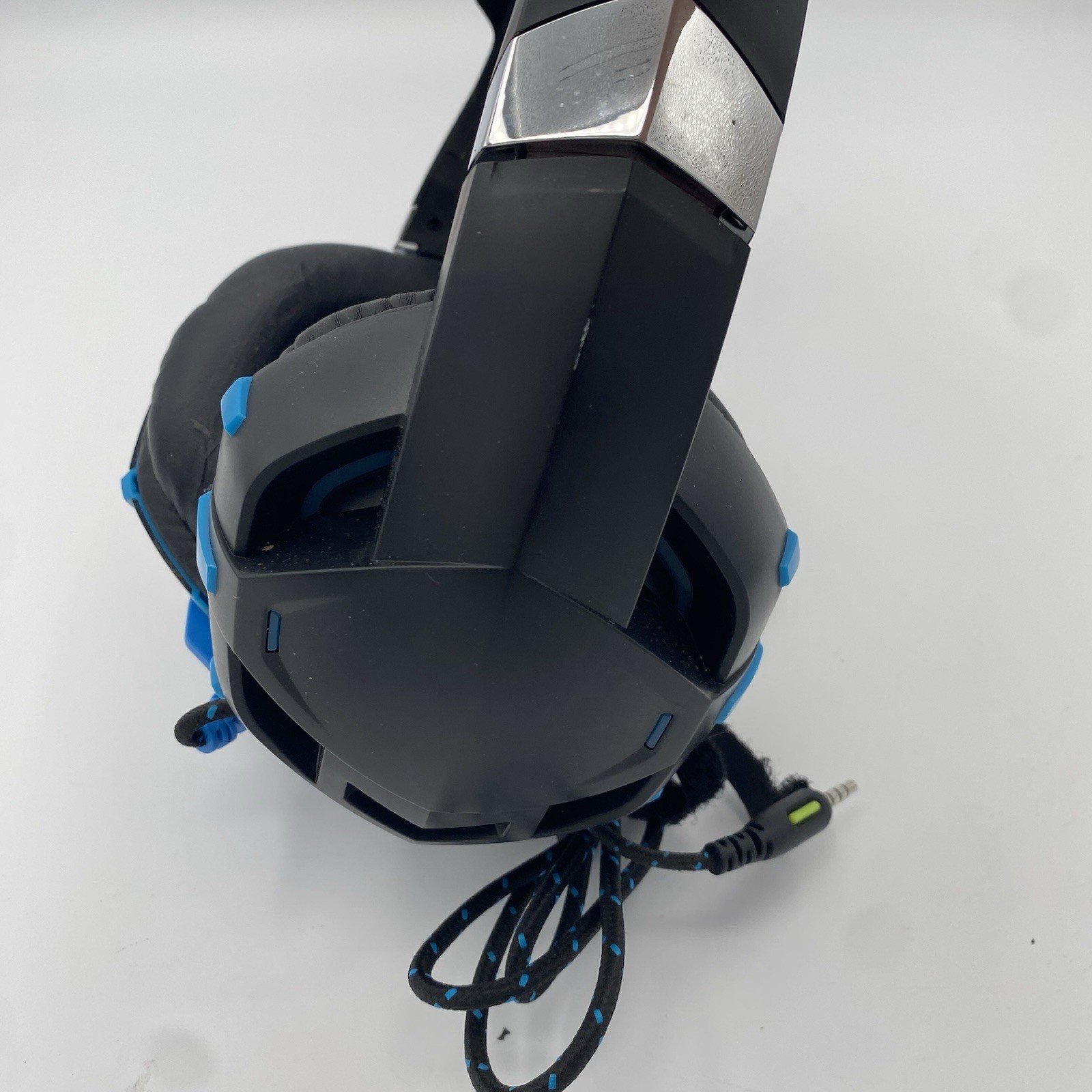 Phenom Gaming Headset Blue/Black LED Dark Light/Microphone MI-VGH13