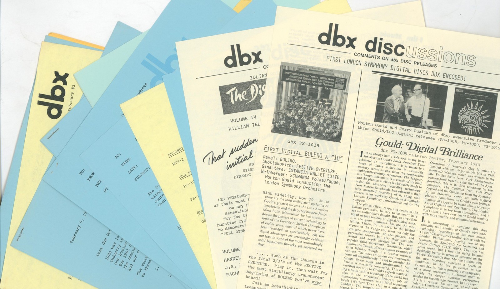 1980 DBX Discussions Dealer Newsletters Digital Disc Releases HiFi Stereo Audio