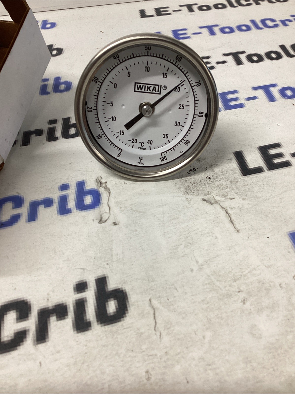 Wika Bimetal Thermometer Model 30 Range 0/100F K-073