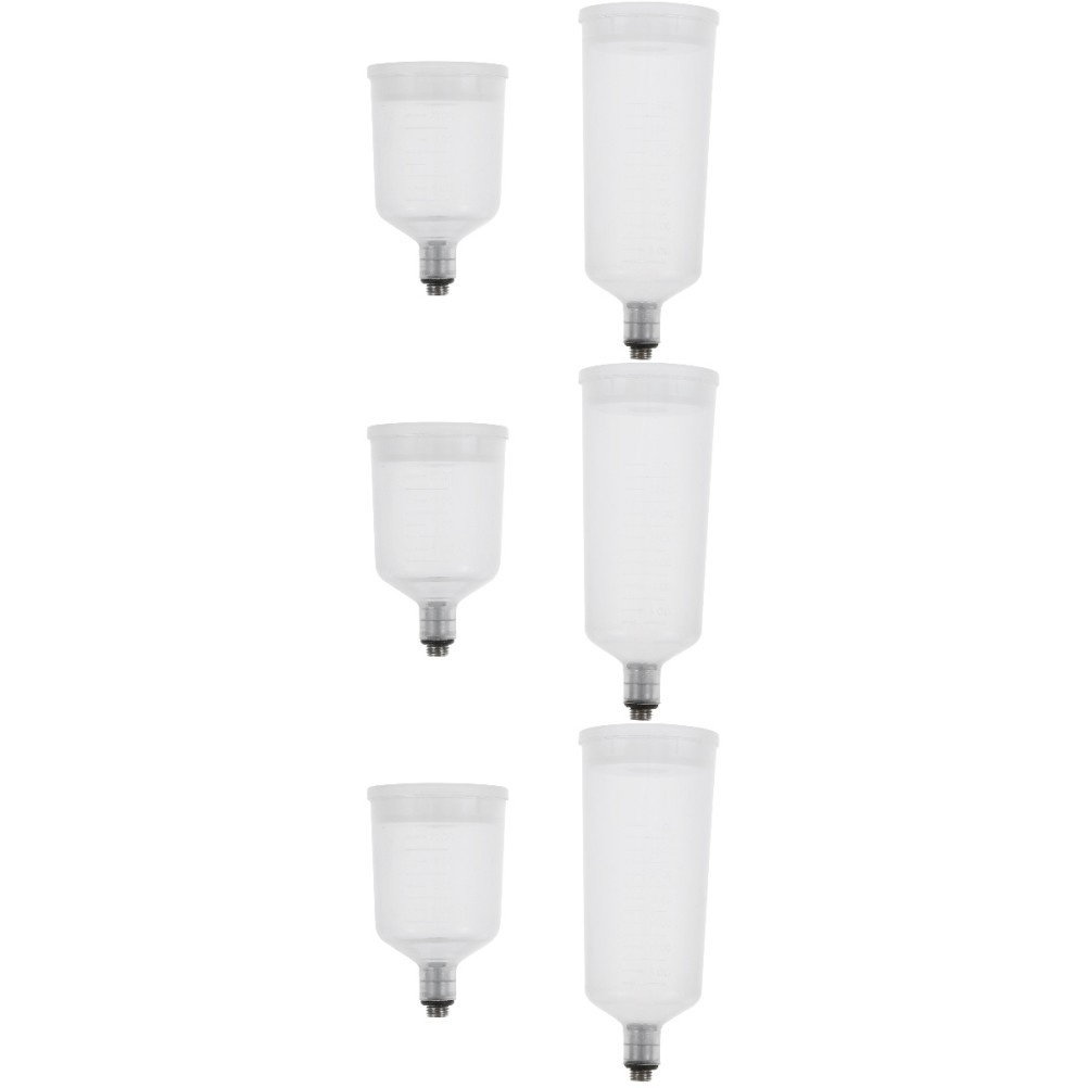3 Pack Airbrush Mixing Bottles Mini Plastic Paint Cups Pot Replacement Part