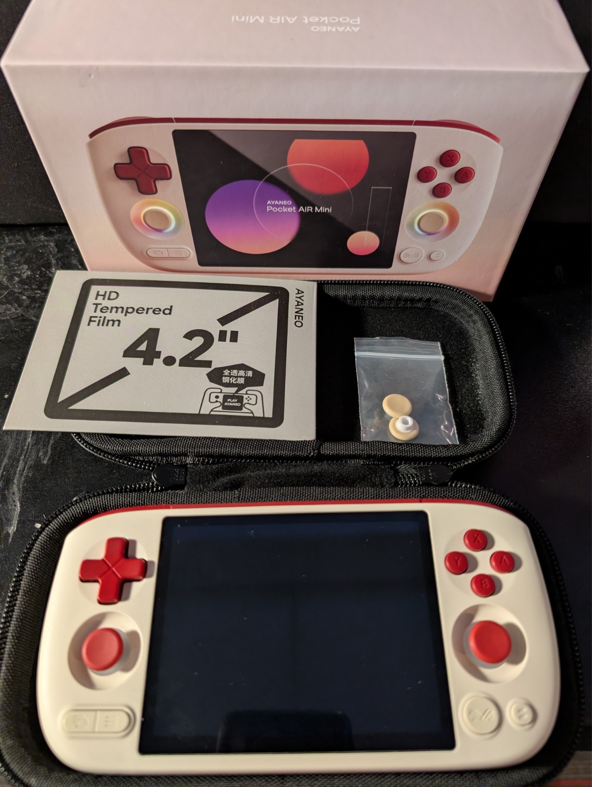 AYANEO Pocket AIR Mini Handheld System, 3GB RAM, Retro Power [+ EXTRAS]