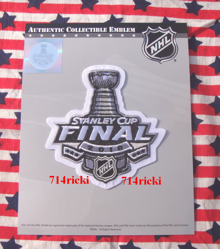 2018 Stanley Cup Final Finals Patch Washington Capitals Las Vegas Golden Knights