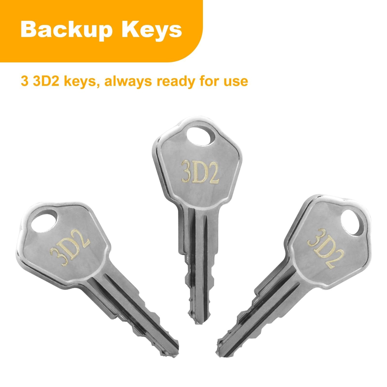 Sentry Safe Replacement Keys Model 1100-Codes 3D2 for Sentry Safe Key (Key 3D...
