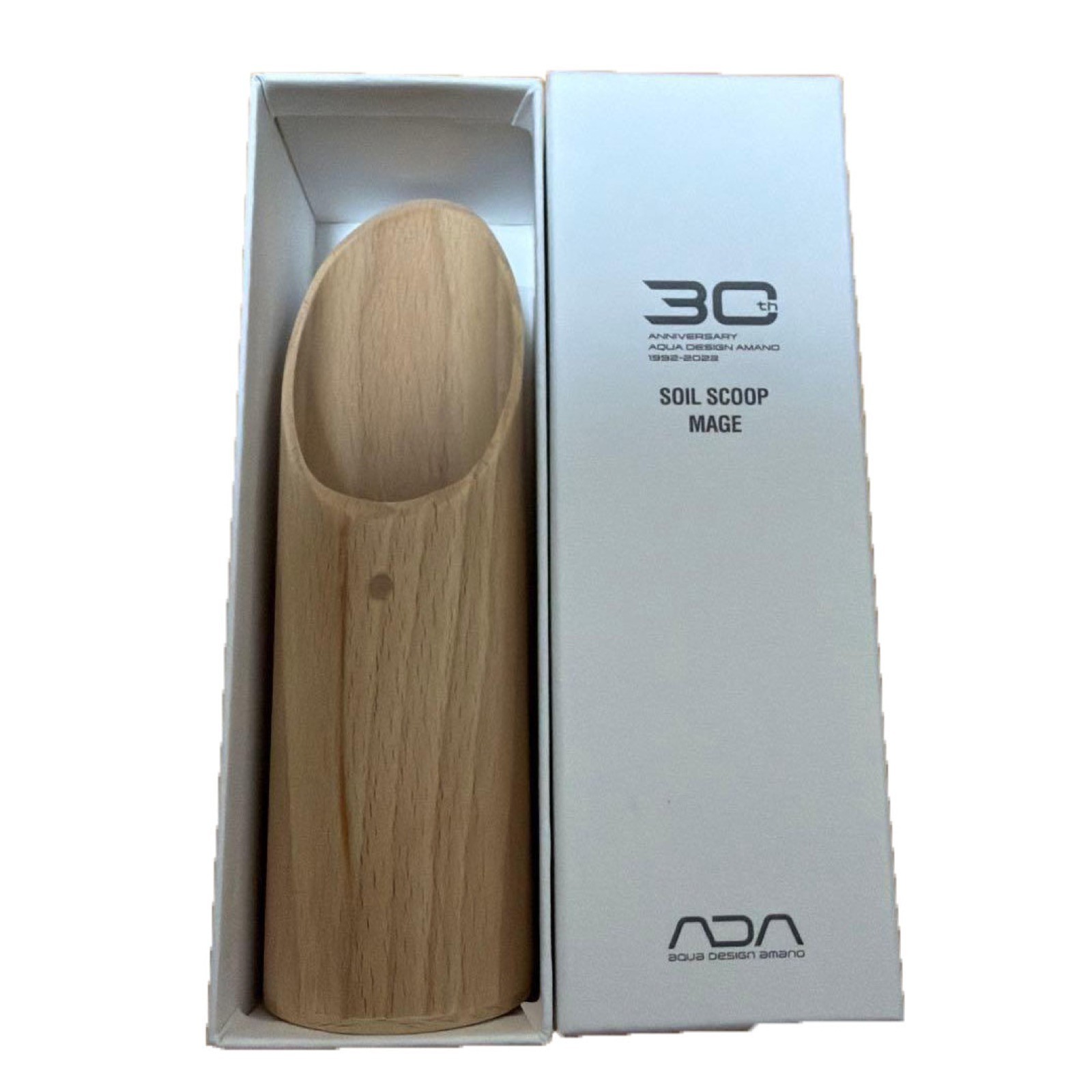ADA Aqua Design Amano 30th Anniversary Soil Scoop Mage Wooden Handmade