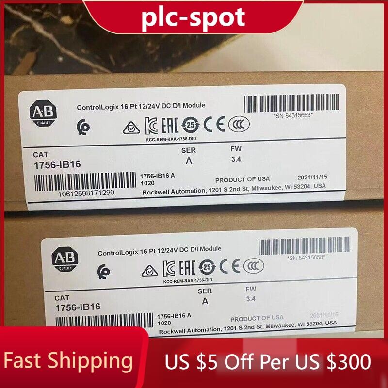 NEW Factory Sealed Allen-Bradley 1756-IB16 / A ControlLogix 16 Point D/I Module