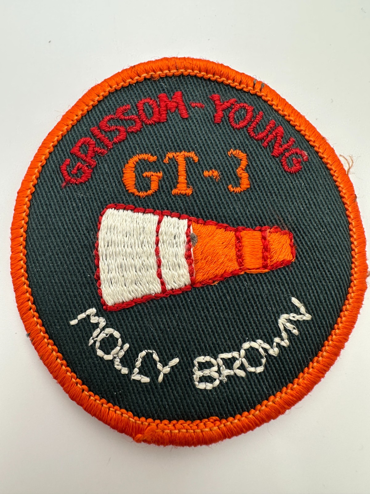Gemini 3 GT-3 Molly Brown NASA Patch Grissom Young Vintage Space Program 🚀