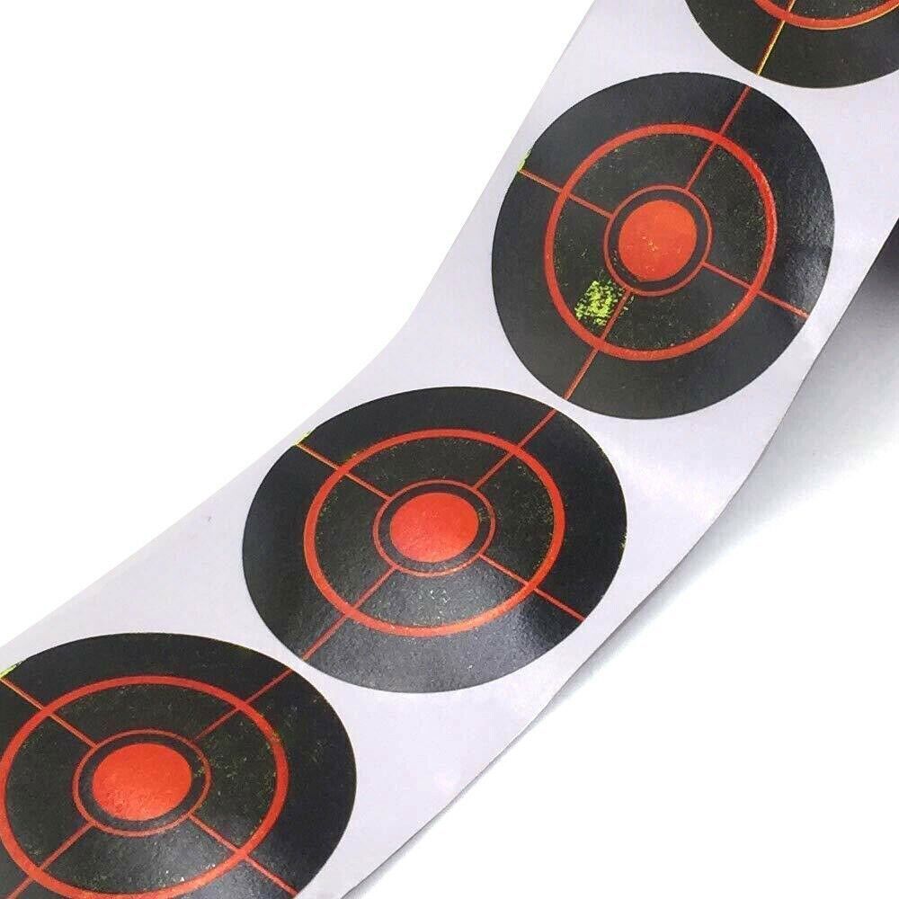 100/1000Pcs 3" Shooting Self Adhesive Targets Splatter Reactive Target Stickers