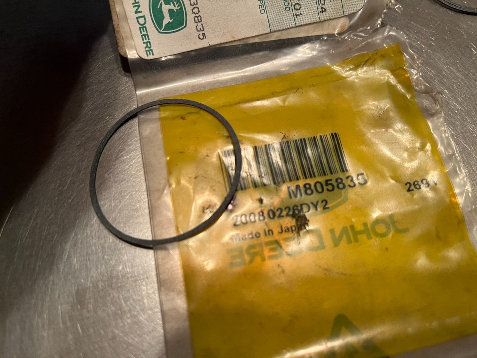 M805835 Genuine OEM John Deere O-RING Seal