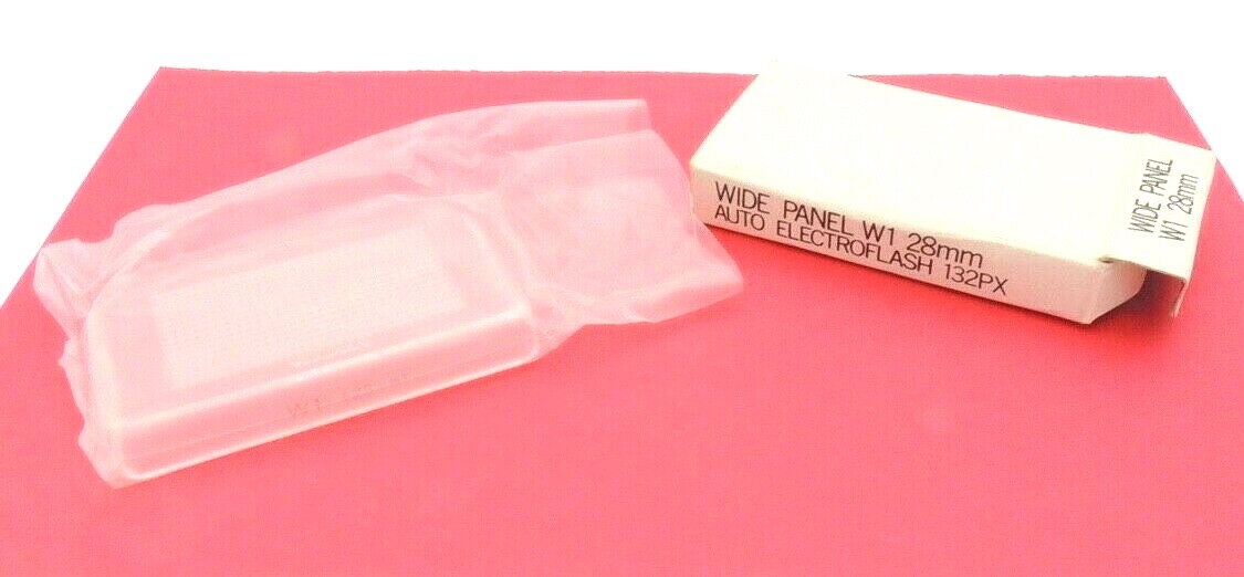 Minolta Wide Panel W1 28mm Diffuser for Auto Electroflash 128/132X