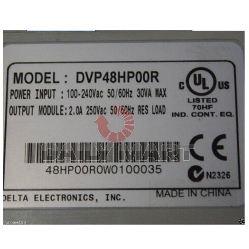 DELTA DVP48HP00R DIGITAL EXTENSION MODULE 48-POINT 24DI RELAY AC POWER PLC NEW