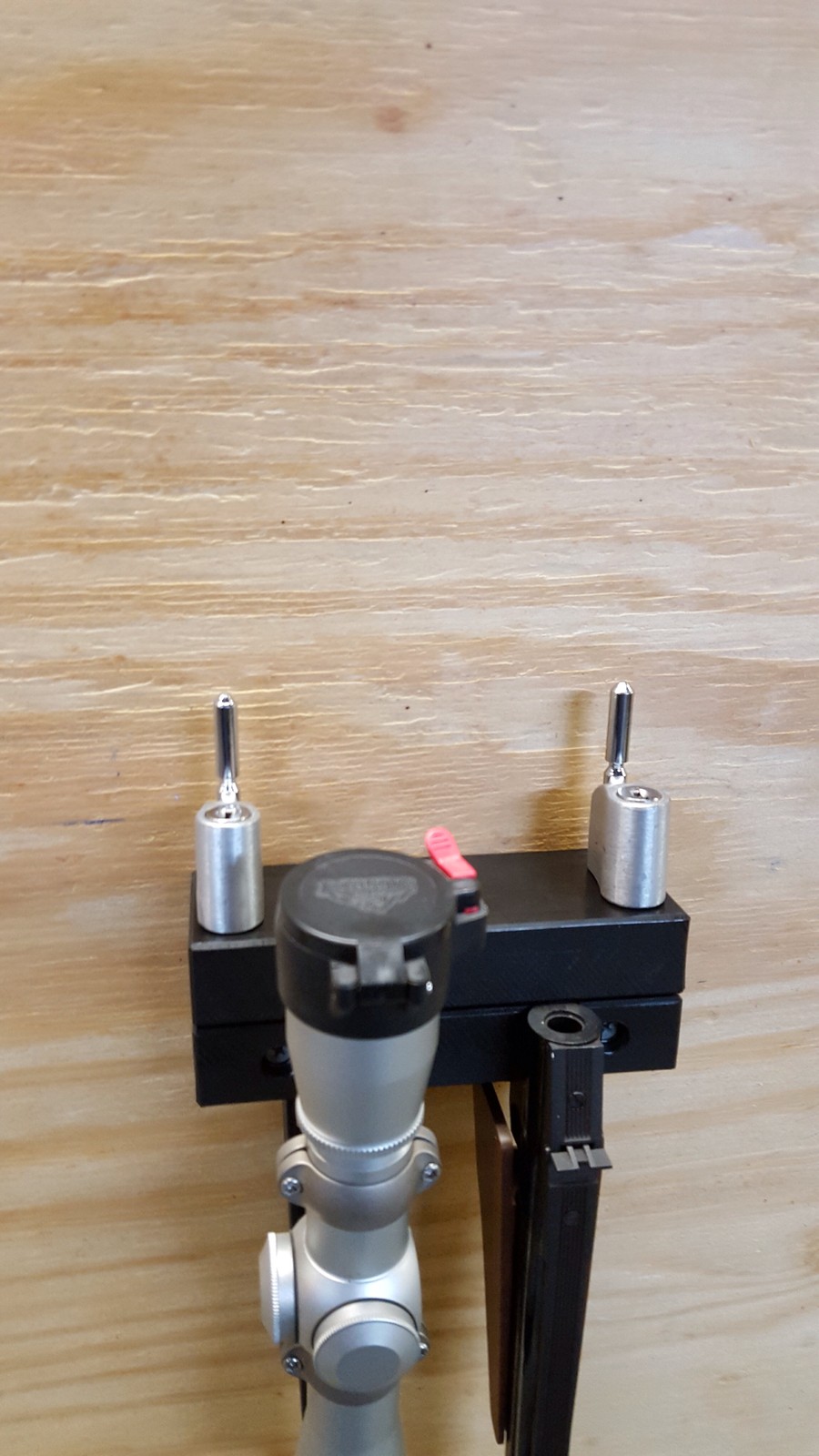 tc thompson center contender encore barrel rack holder hanger locking bar system