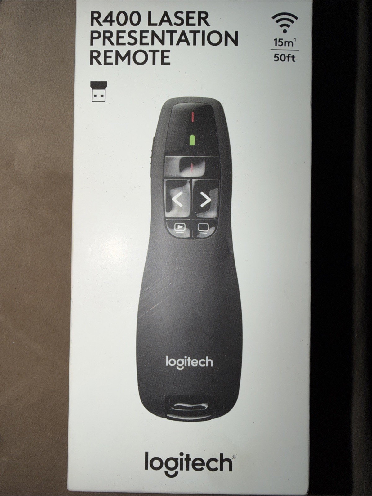 R400 Laser Presentation Remote Logitech