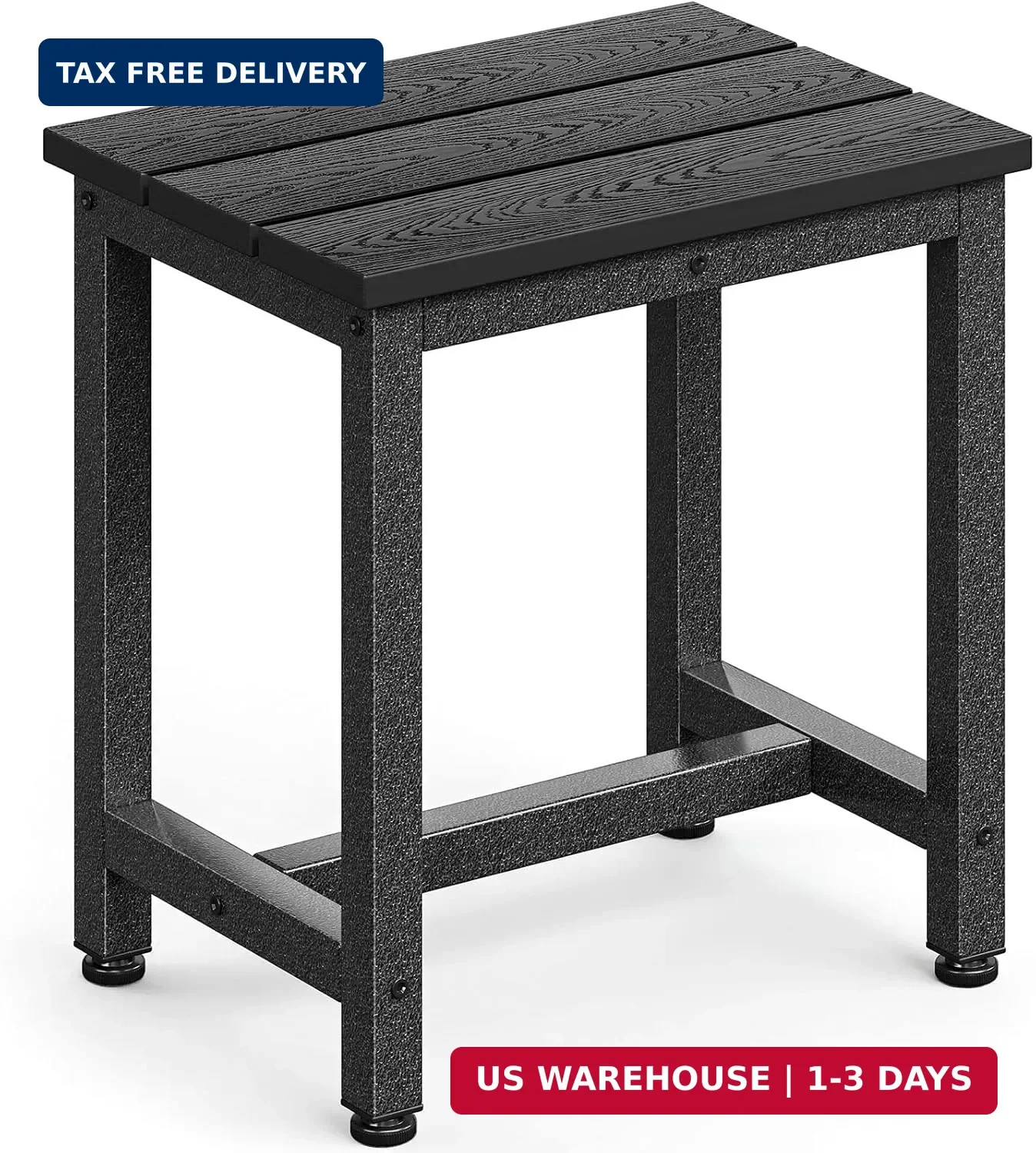 Outdoor Side Table, Adirondack Patio End Table with Weather-Resistant, Water