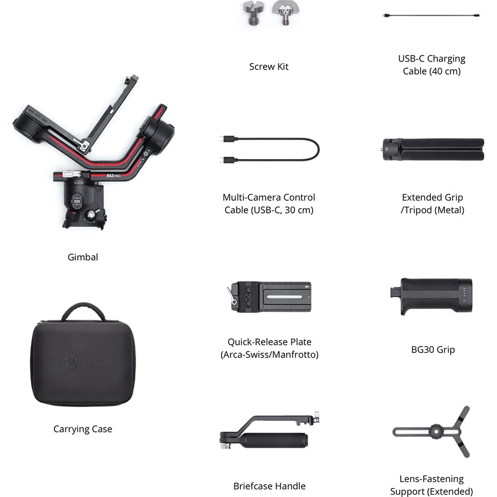 DJI RS 3 Pro 3-Axis Gimbal Stabilizer