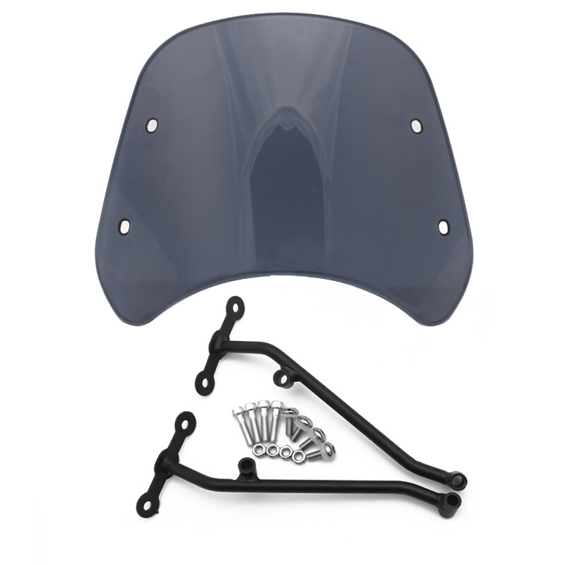 1pcs Motorcycle Smoke Front Windshield Wind Deflector For Benelli Leoncino 500