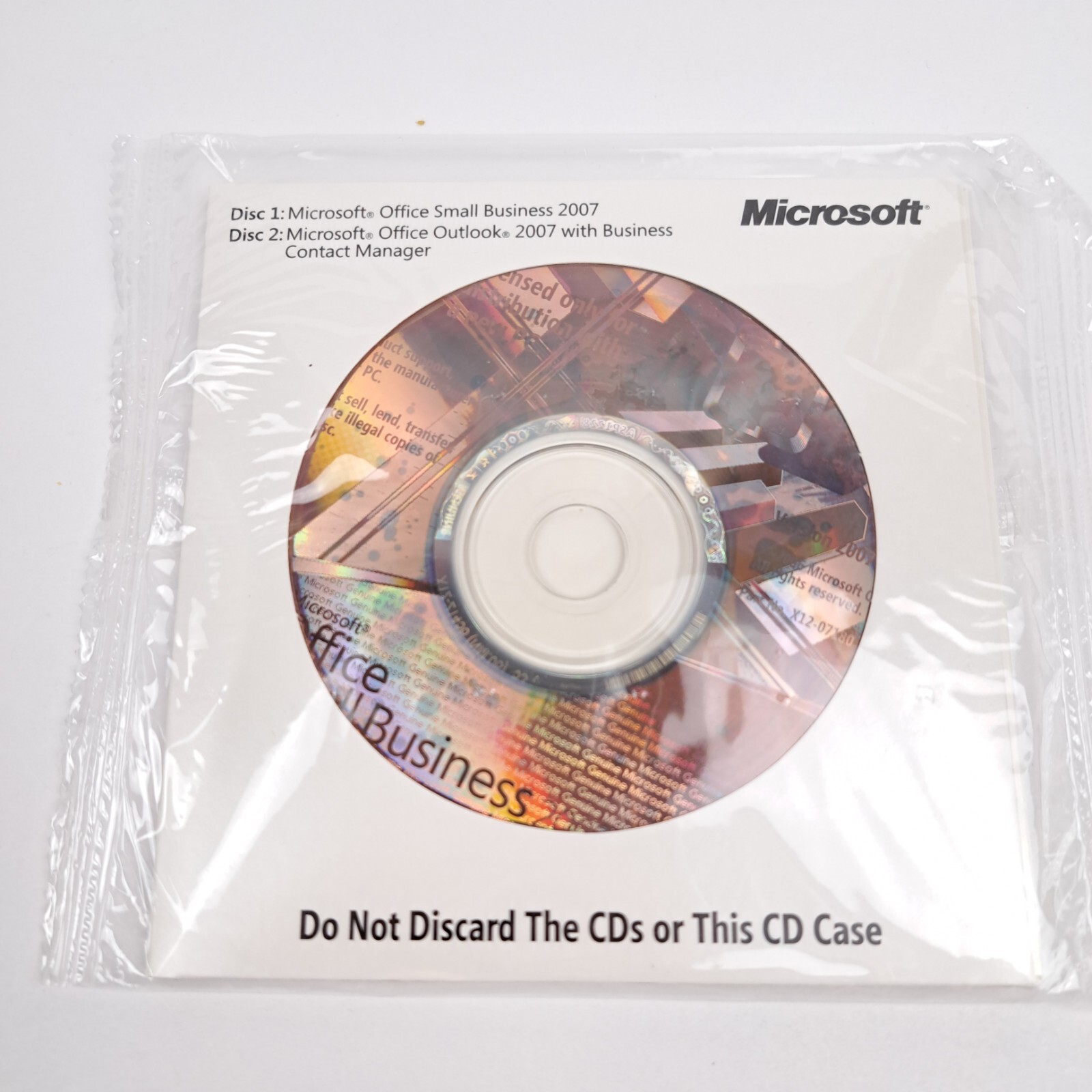 Microsoft Office Small Business 2007 Dell CDs