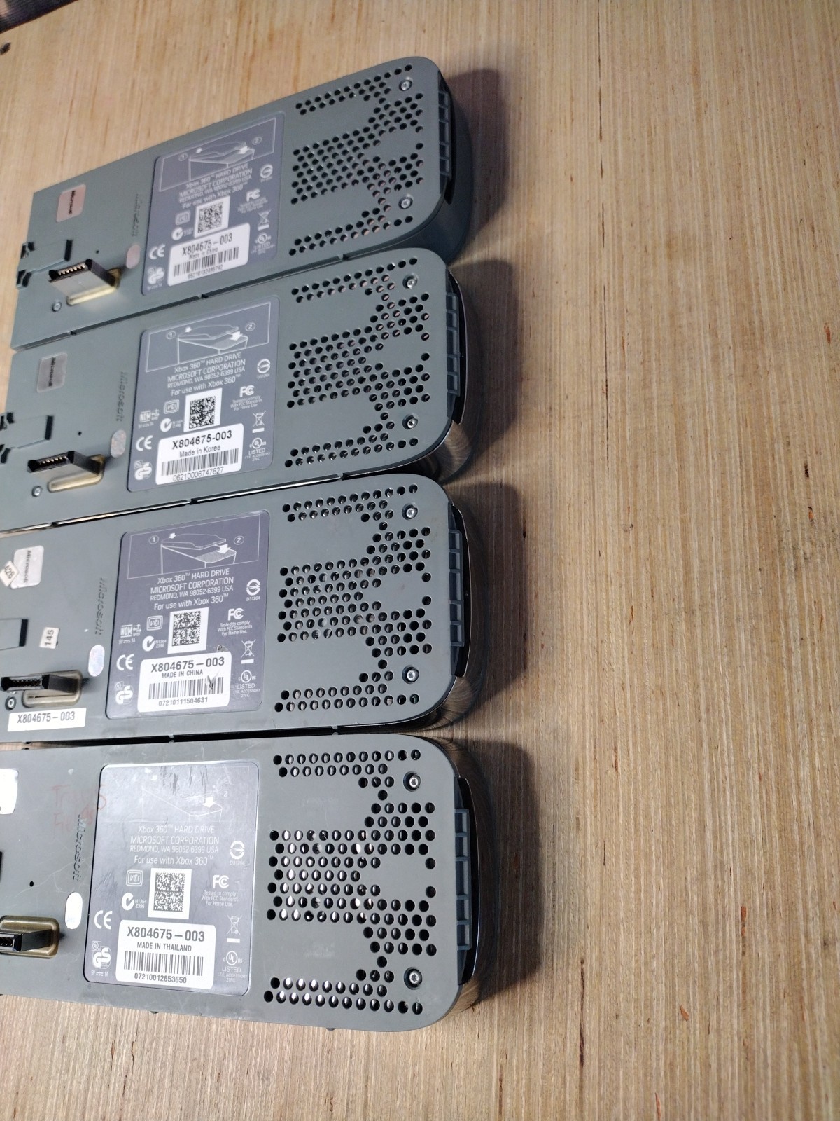 4 Official Microsoft Xbox 360 External Hard Dives Read Description