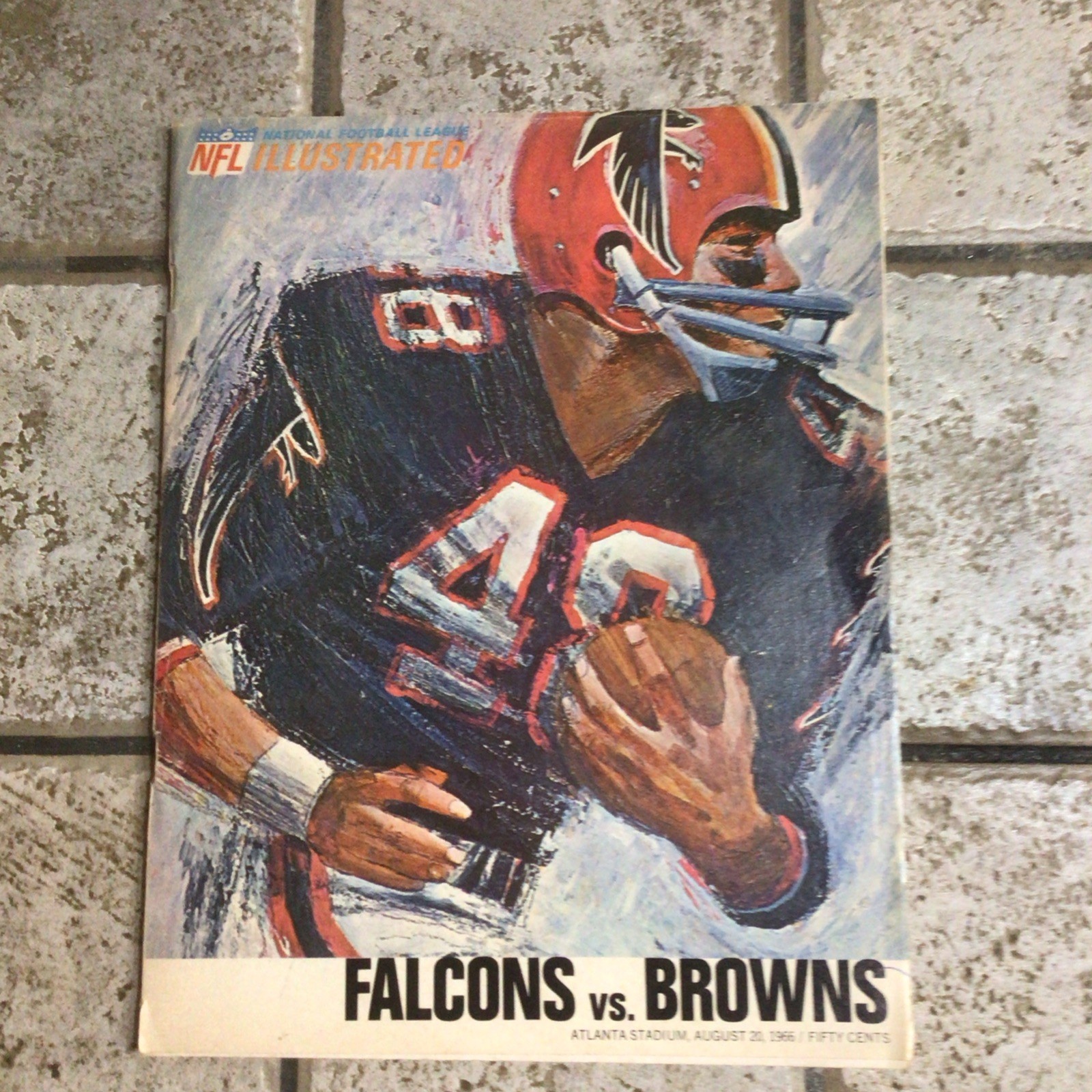 Falcons vs Browns (very good condition)