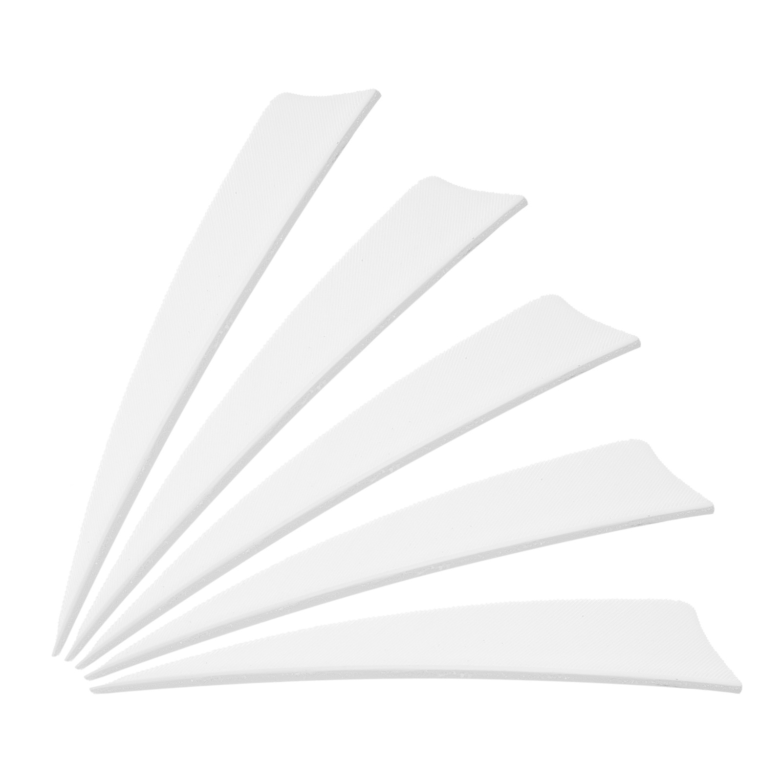 25Pcs 4 Inch Arrows Vanes Right Wing Arrow Feather Turkey Fletching, White