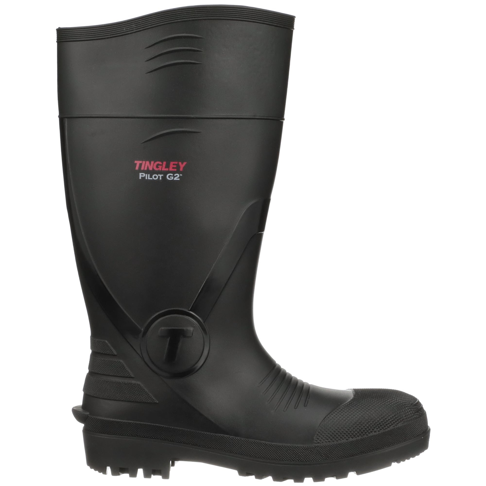 TINGLEY mens Rubber Workboot Rain Boot Black 12 US