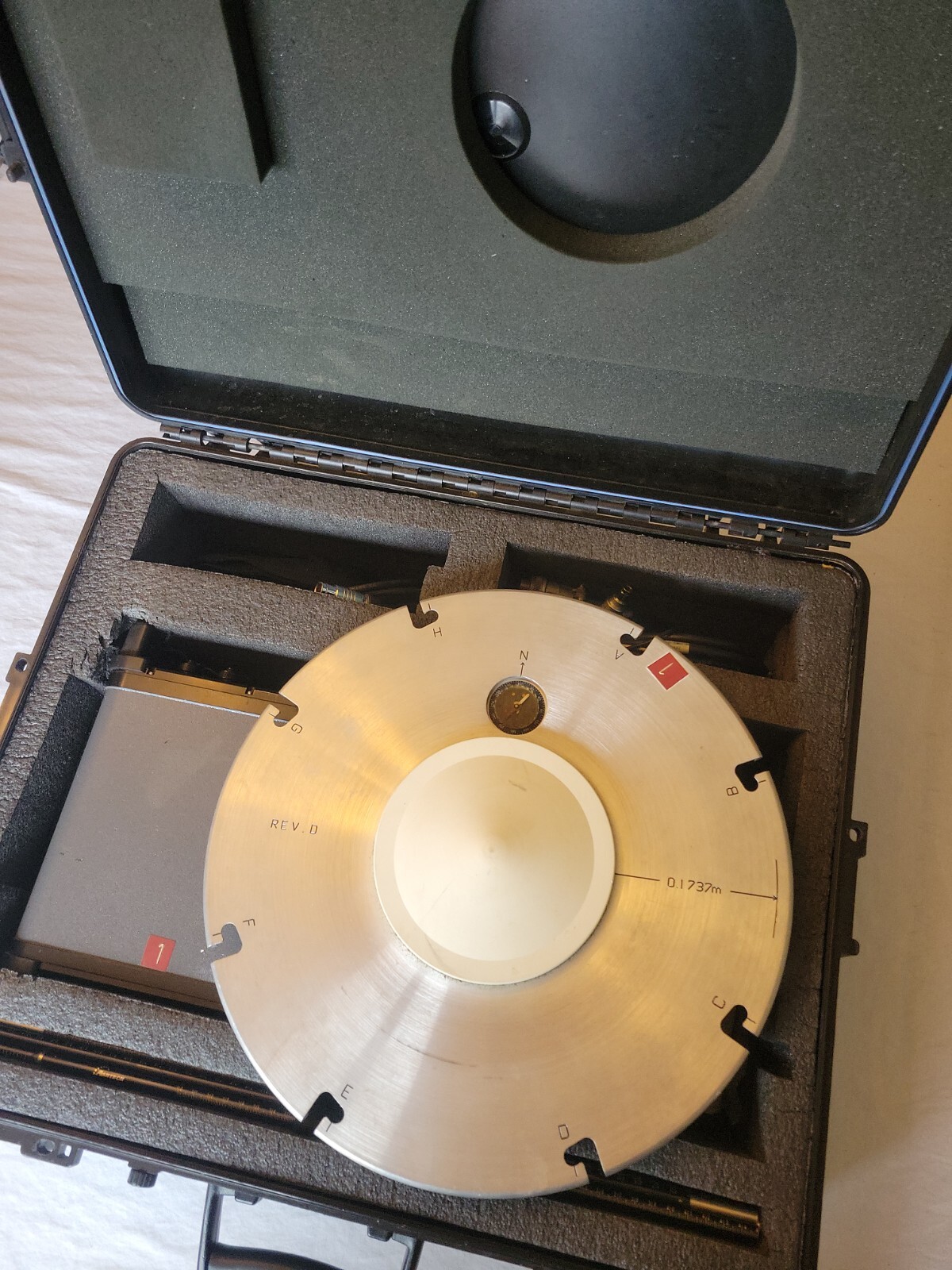 ASHTECH GPS Receiver XII 700845-1 Z-12 w/ Geodetic III Antenna L1 L2 +CaseExtras
