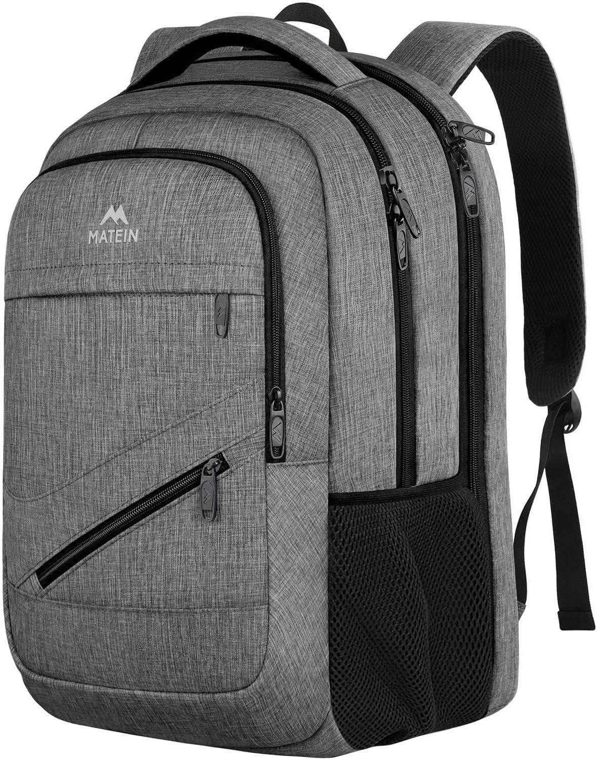 MATEIN Travel Laptop Backpack, 17 Inch Work TSA Approved Carry on Backpack, Larg