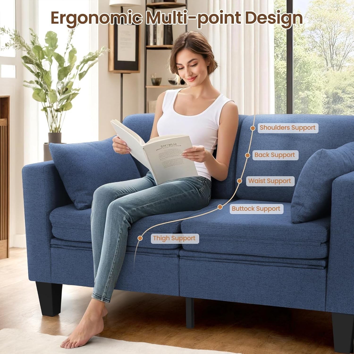 Heavy Duty Sofa Bed Suitable for Christmas Decoration Loveseat Sofa Best Gift💐