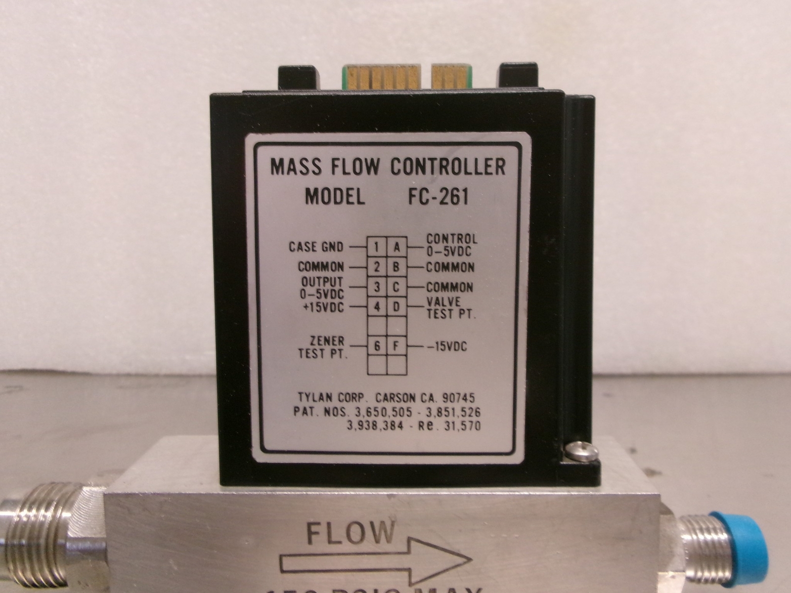 Unit, FC-261, Range 10 SLPM, Gas H2, Used