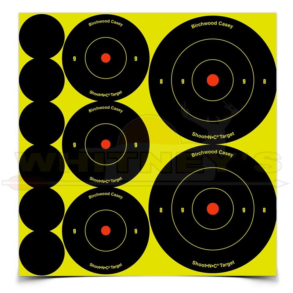 Birchwood Casey Shoot N.C Variety Pack Targets - 132 Targets - 34608
