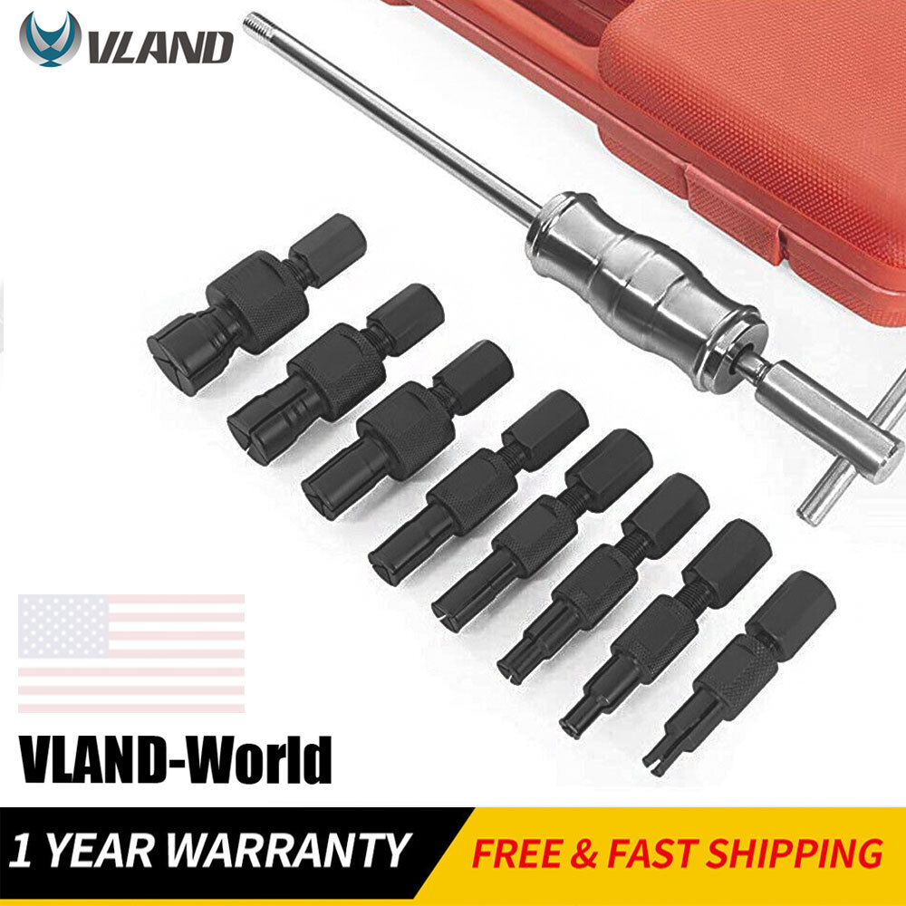 9PCS Inner Bearing Puller Remover Blind Hole Slide Hammer Internal Kit 8mm-32mm