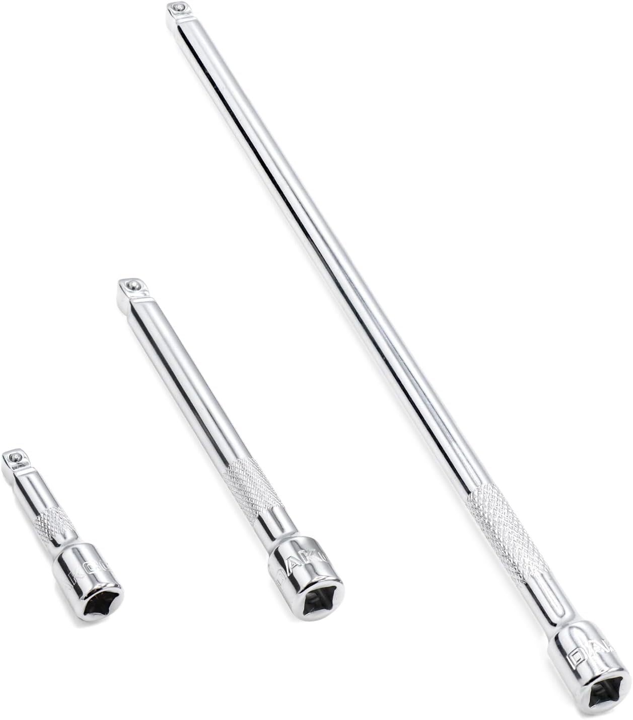 3 Pieces 1/4 Inch Drive Wobble Extension Set Includes 2 4 9 Inch Extensions Prem