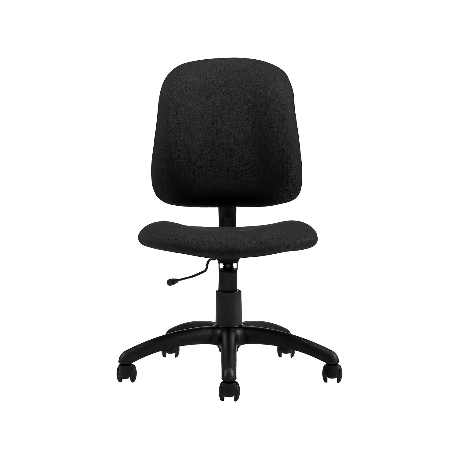 Global Goal Model #2239-6 Low Back Armless Task Chair with Black Fabric NEW