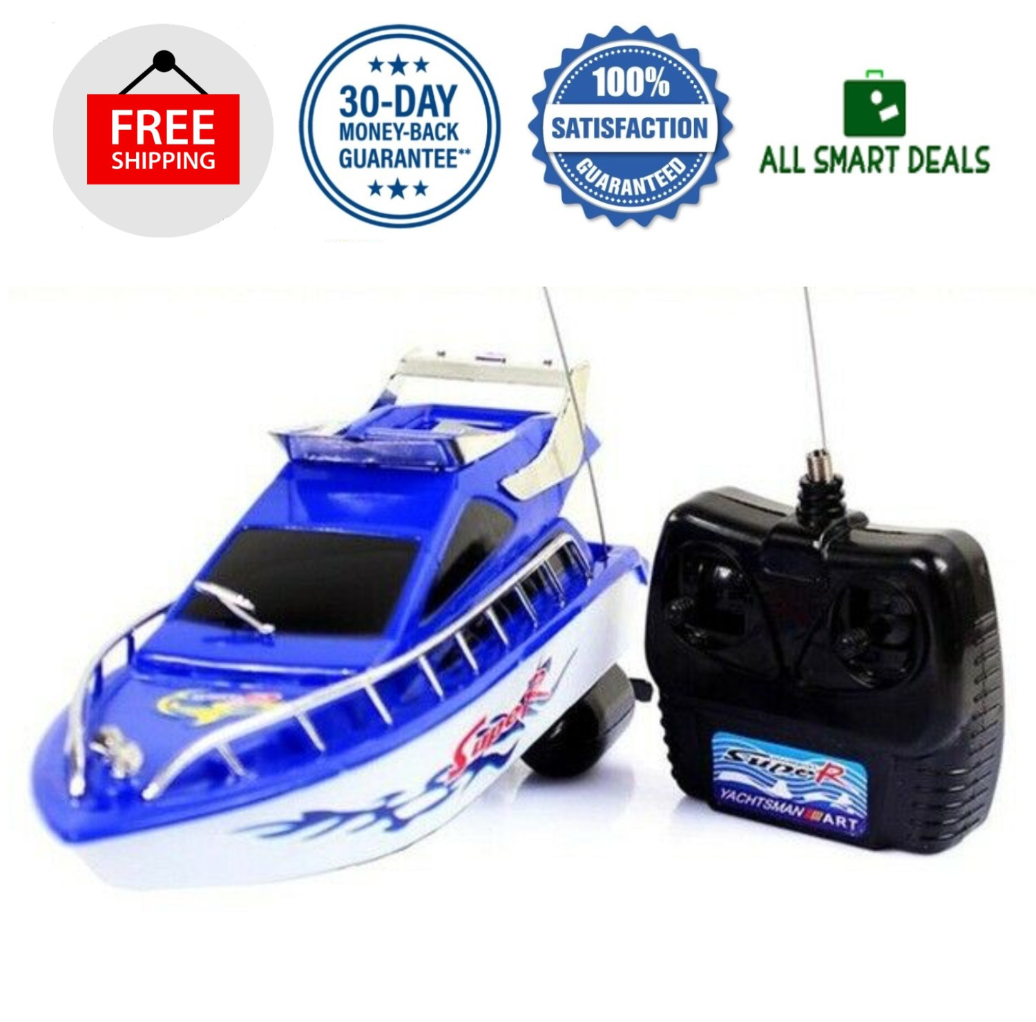 Lancha Bote De A Control Remoto Para Niños Y Grandes Para Lagos Piscinas