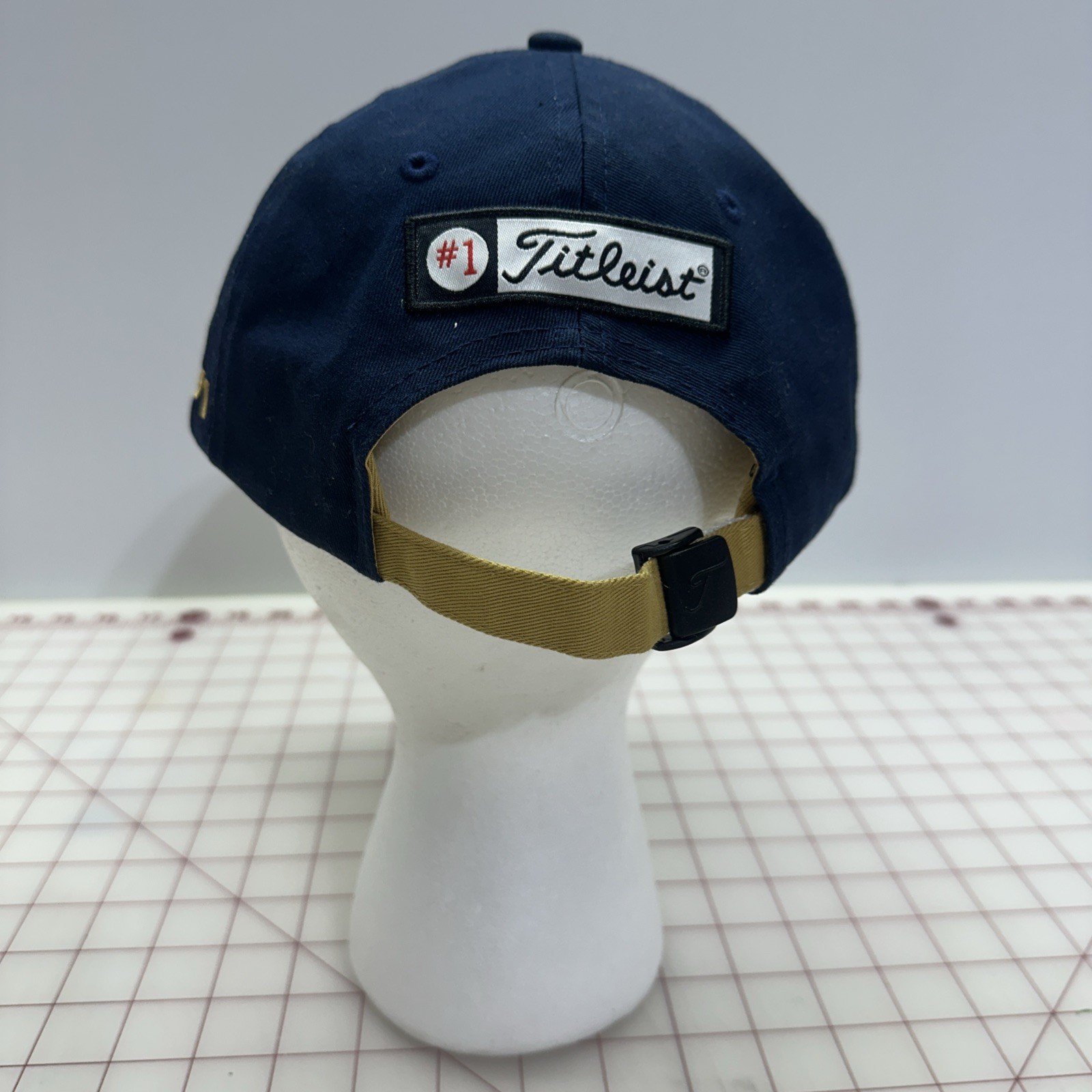 Titleist FJ Pro V1 Logo Golf Baseball Cap Hat Navy Blue Adjustable FootJoy