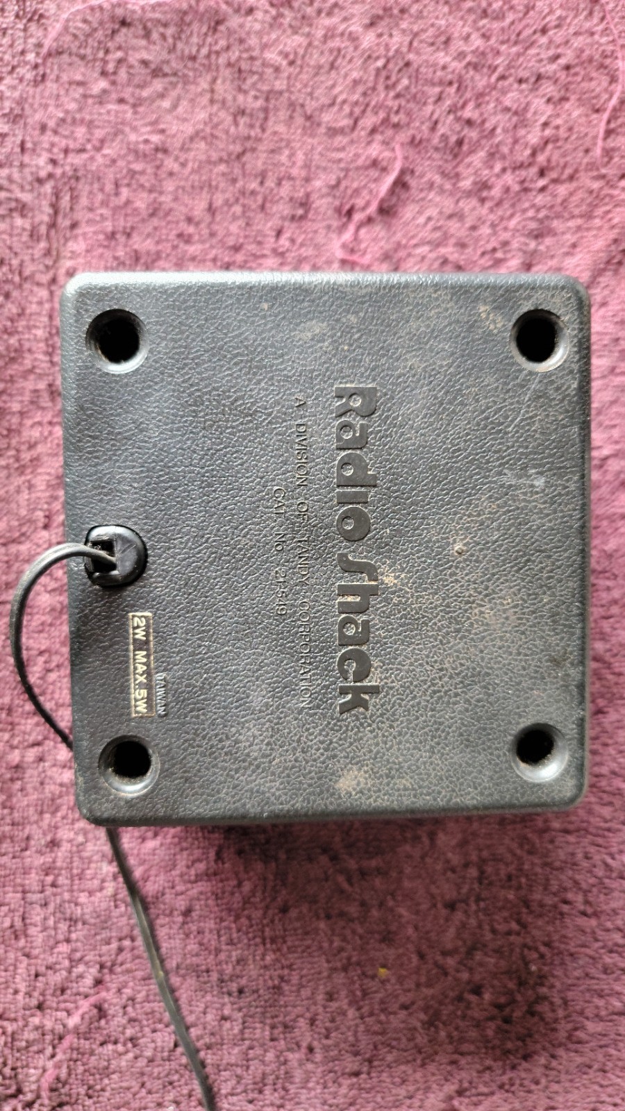 RadioShack Realistic External Radio Speaker