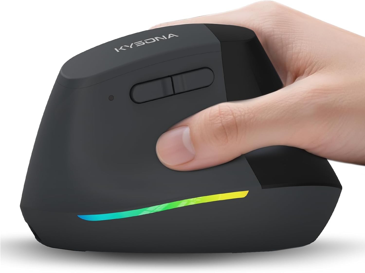 Wireless Ergonomic Mouse, Vertical Mouse, Bluetooth Ergo Mouse, Quiet Click, 5 L