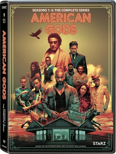 American Gods: Seasons 1-3: the Complete Series (DVD) NEW FREE SHIPPING