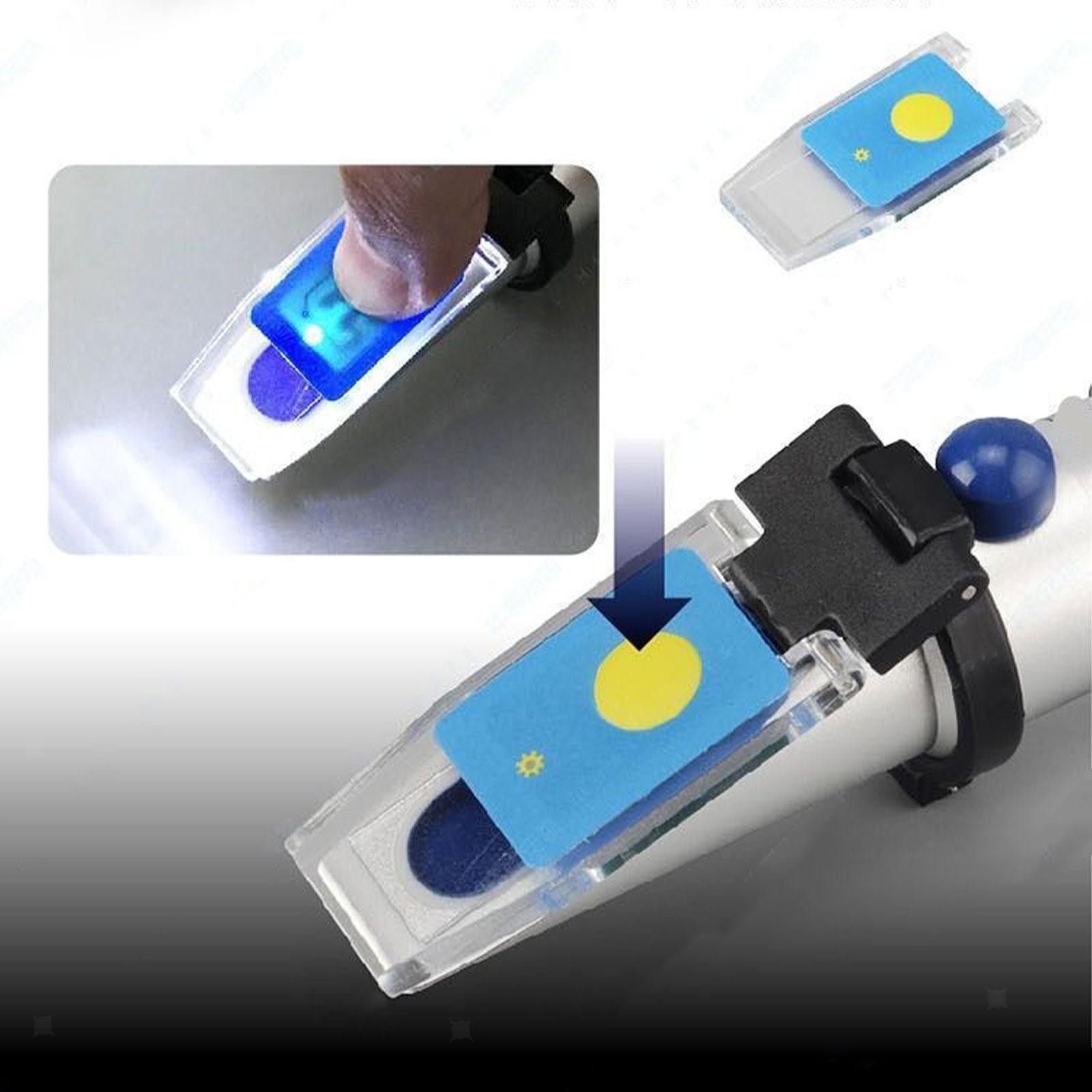 Refractometer Lens Cover Plate Replace Parts with Aluminum Clamp